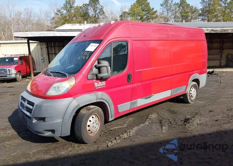 2014 Ram Promaster 3500 High Roof z USA, uszkodzony, nr VIN 3C6URVHG4EE102946